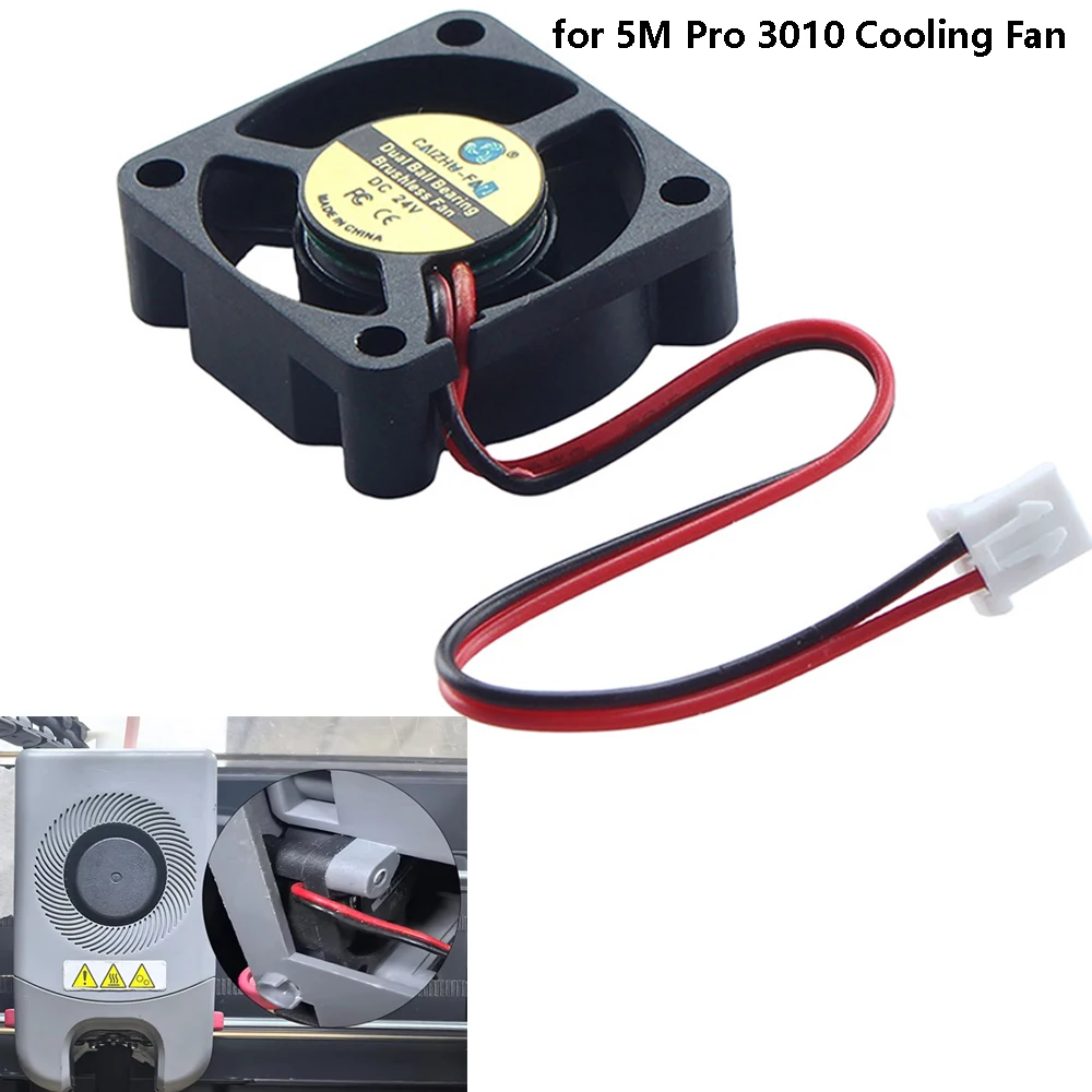 1 PCS 3D Printer Cooling Fan, 3010 Blower 30X30mm Dual Ball Bearing Brushless 24V Cooling Fans for Flashforge Adventurer 5M Pro
1 PCS 3D Printer Cooling Fan, 3010 Blower 30X30mm Dual Ball Bearing Brushless 24V Cooling Fans for Flashforge Adventurer 5M Pro