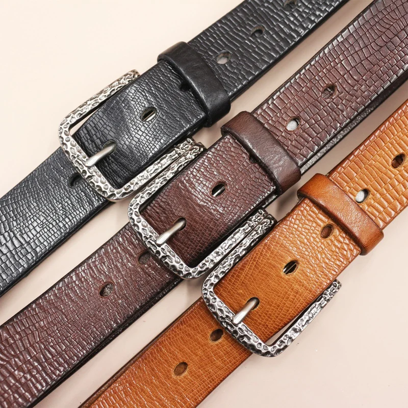 Western Burst Pattern Cowhide Leather Wide 3.8CM Spot Pin Buckle Men Belt Fashion Jeans Causal Pants Belt for Mens
Western Burst Pattern Cowhide Leather Wide 3.8CM Spot Pin Buckle Men Belt Fashion Jeans Causal Pants Belt for Mens