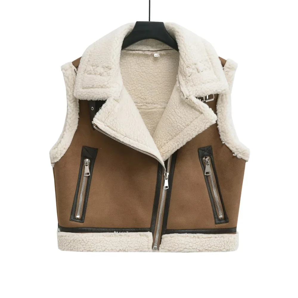2023 Autumn Winter New Product Women Fashion Casual Versatile Polo Collar Sleeveless Tank Top Female Vest Coat
2023 Autumn Winter New Product Women Fashion Casual Versatile Polo Collar Sleeveless Tank Top Female Vest Coat