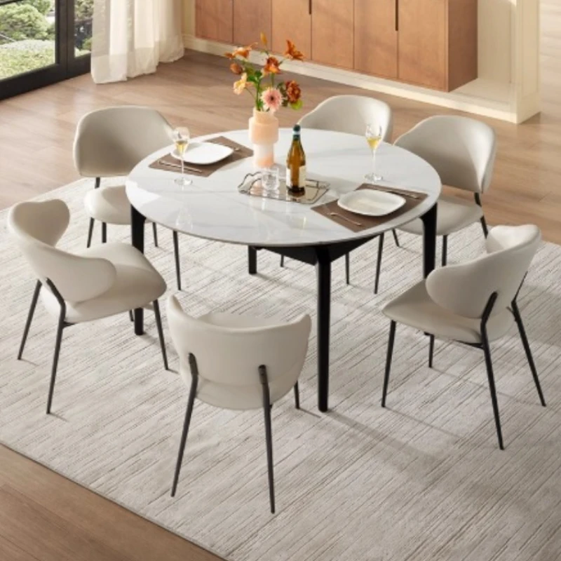 Luxury Modern Dining Table Waterproof Round Wood Rectangle Dining Table Relaxing Design Set Sala Da Pranzo Kitchen Furniture
Luxury Modern Dining Table Waterproof Round Wood Rectangle Dining Table Relaxing Design Set Sala Da Pranzo Kitchen Furniture