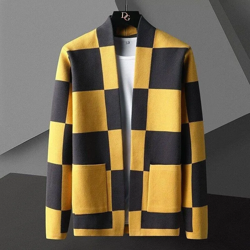 GIOIOMen's Knitted Jacket,2025Spring New Color-Block Knitted Cardigan Casual Sweater Jacket,Fashionable Versatile Top
GIOIOMen's Knitted Jacket,2025Spring New Color-Block Knitted Cardigan Casual Sweater Jacket,Fashionable Versatile Top
