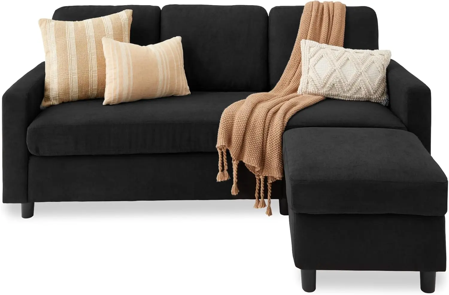Best Choice Products Upholstered Sectional Sofa for Home, Apartment, Dorm, Bonus Room, Compact Spaces w/Chaise Lounge, 3-Seat, L
Best Choice Products Upholstered Sectional Sofa for Home, Apartment, Dorm, Bonus Room, Compact Spaces w/Chaise Lounge, 3-Seat, L