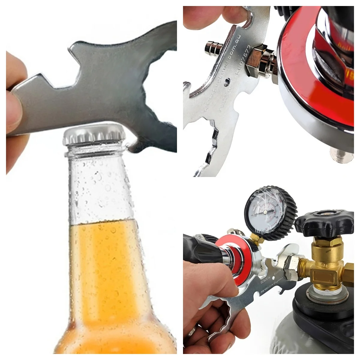 KegLand 7 In 1 Faucet Tap Wrench/Spanner Tool - Duotight Tube Remover A Fixed Wrench For Disassembling The Beer Faucet
KegLand 7 In 1 Faucet Tap Wrench/Spanner Tool - Duotight Tube Remover A Fixed Wrench For Disassembling The Beer Faucet