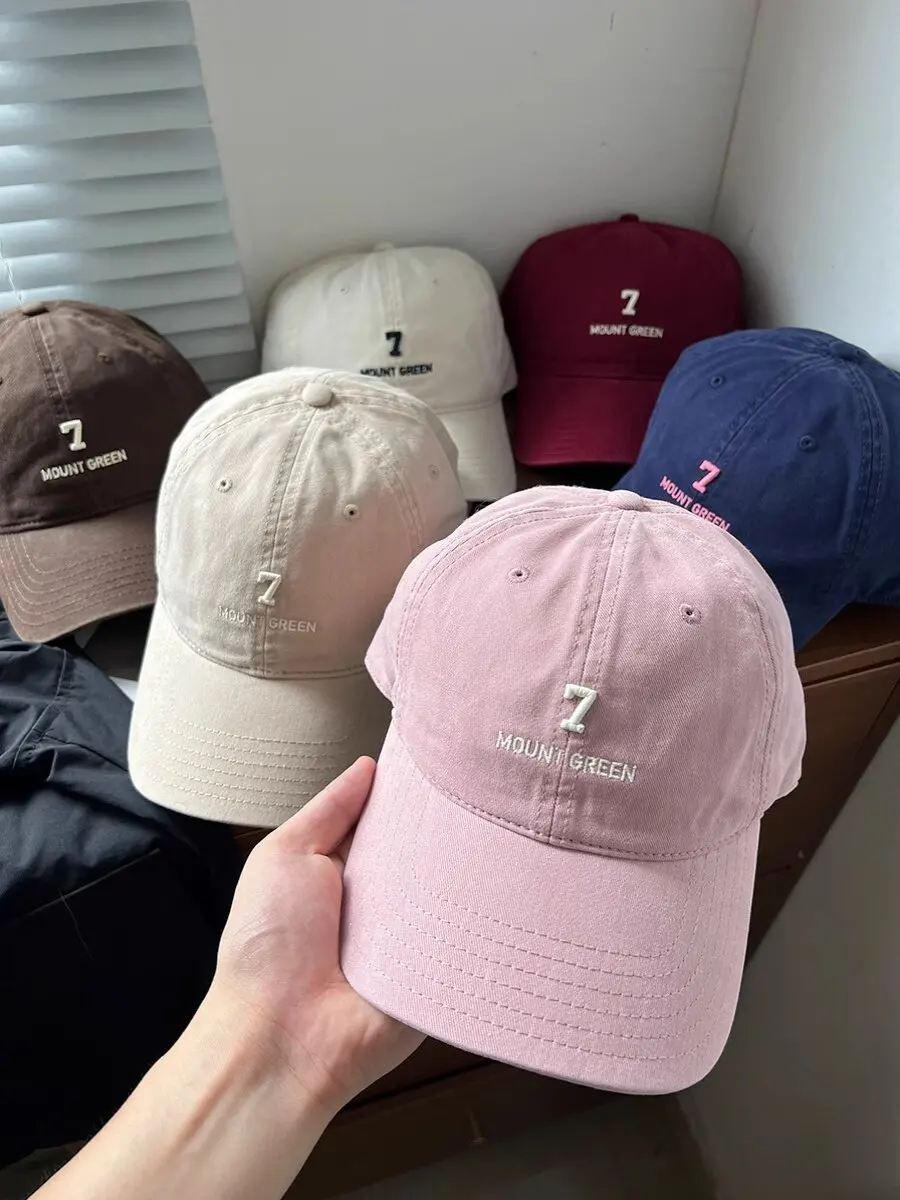 3d embroidered number 7 baseball cap - premium soft top korean style duckbill cap
3d embroidered number 7 baseball cap - premium soft top korean style duckbill cap