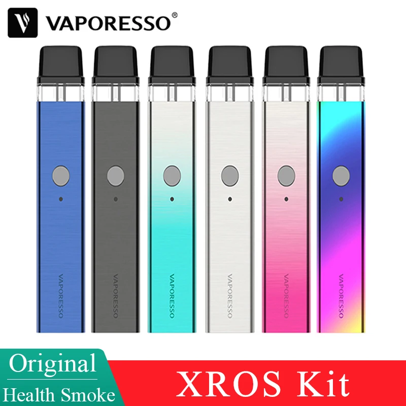 Original Vaporesso XROS Kit 800mAh battery 2ML XROS Cartridge Pod 0.8ohm 1.2ohm mesh coil Electronic Cigarette MTL Vape Kit
Original Vaporesso XROS Kit 800mAh battery 2ML XROS Cartridge Pod 0.8ohm 1.2ohm mesh coil Electronic Cigarette MTL Vape Kit