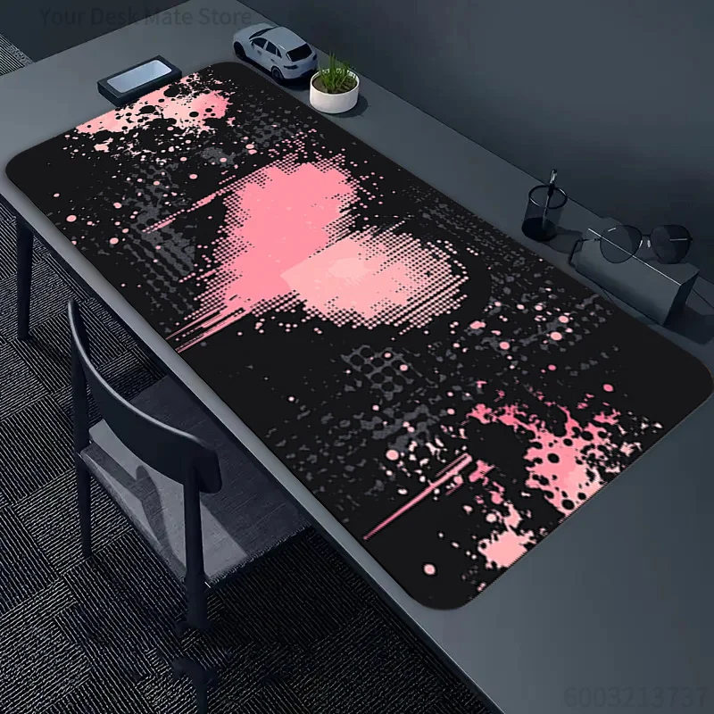 1pc Pink and Black Splatter Heart Design Mouse Pad - Aesthetic Desk Mat for Office, Laptop, and Home Workspace
1pc Pink and Black Splatter Heart Design Mouse Pad - Aesthetic Desk Mat for Office, Laptop, and Home Workspace
