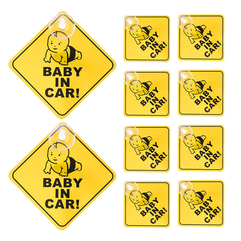 10Pcs in Car Sticker Safety Sign Suction Cup Removable Car Window Label Warning in Vehicle Stickers
10Pcs in Car Sticker Safety Sign Suction Cup Removable Car Window Label Warning in Vehicle Stickers