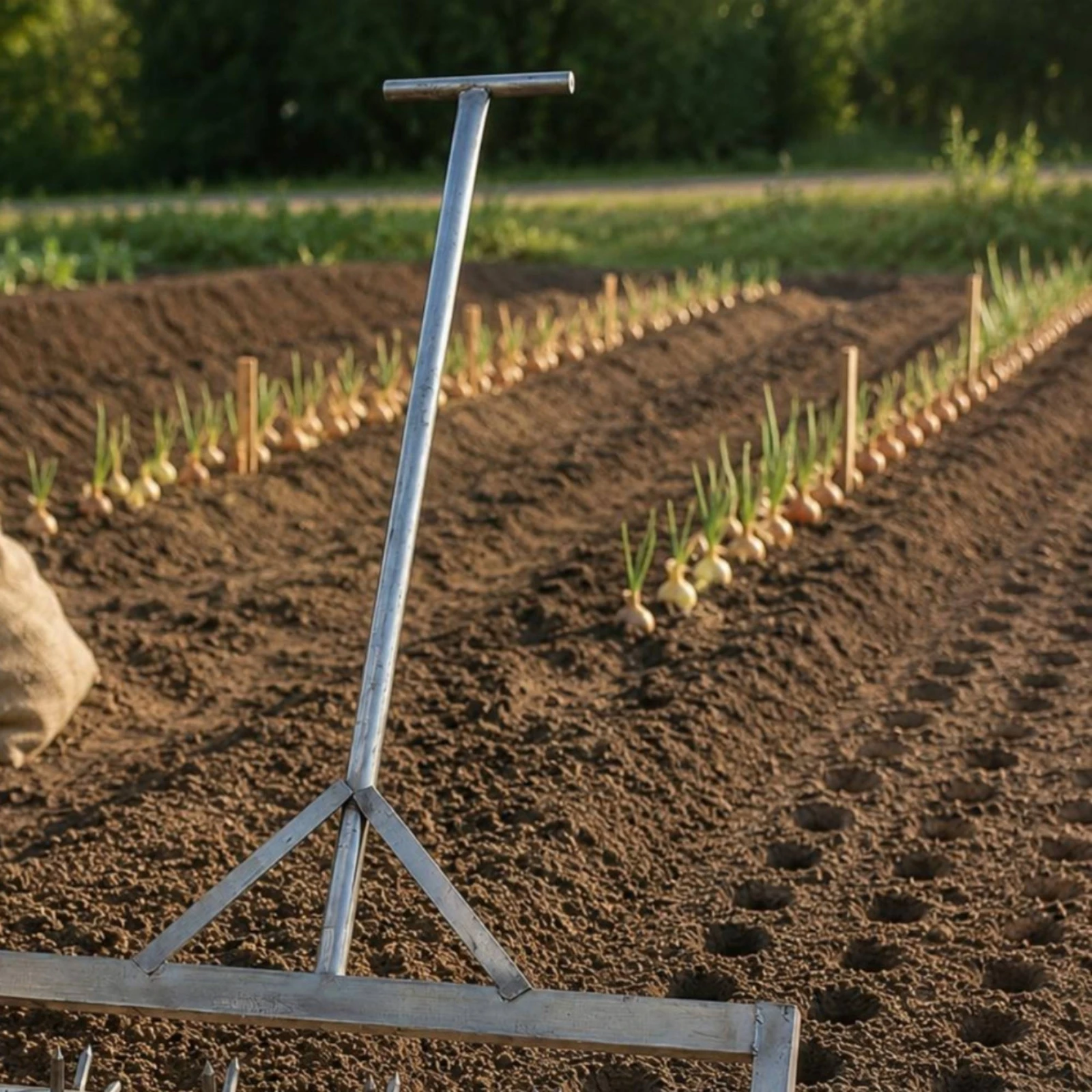 Manual Planting Roller Hand Pushed Pointed Soil Roller
Manual Planting Roller Hand Pushed Pointed Soil Roller