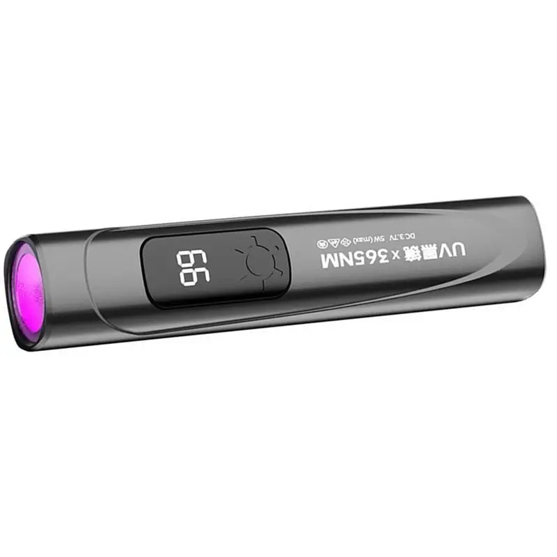 PHFU-UV Light Flashlight USB Rechargeable For Banknote Verification, Anti-Counterfeiting Jade Wood' S Lamp And Cat Ringworm
PHFU-UV Light Flashlight USB Rechargeable For Banknote Verification, Anti-Counterfeiting Jade Wood' S Lamp And Cat Ringworm