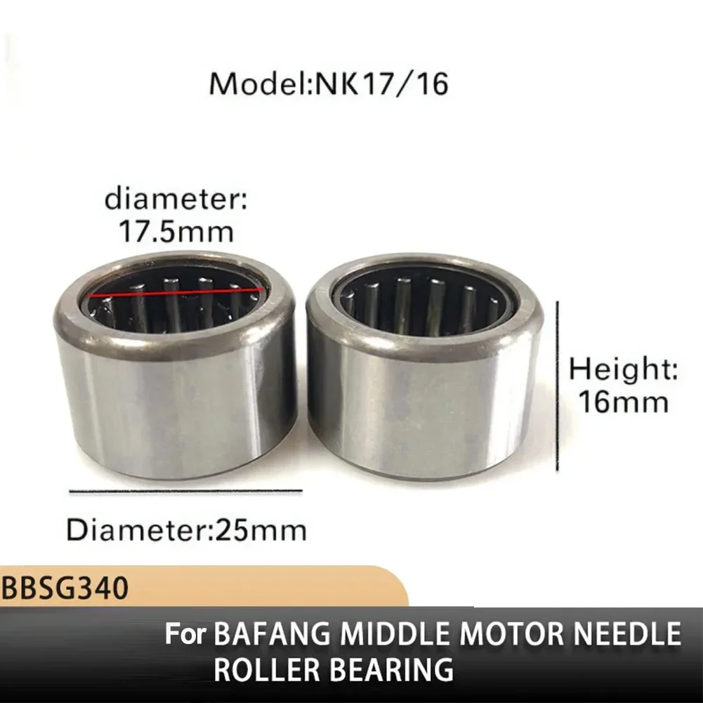 Подшипник оси NK17/16 Для Bafang BBS01 BBS02 BBSHD, 25 мм, игольчатый подшипник, аксессуары для электрического велосипеда, 1 шт.
Подшипник оси NK17/16 Для Bafang BBS01 BBS02 BBSHD, 25 мм, игольчатый подшипник, аксессуары для электрического велосипеда, 1 шт.