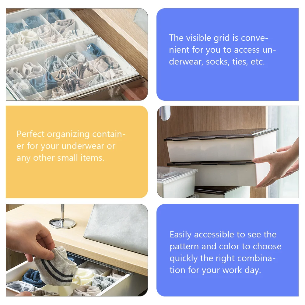 Drawer Storage Box Clothing Drawers Organizer for Socks Foldable Dresser Organizers Clothes
Drawer Storage Box Clothing Drawers Organizer for Socks Foldable Dresser Organizers Clothes
