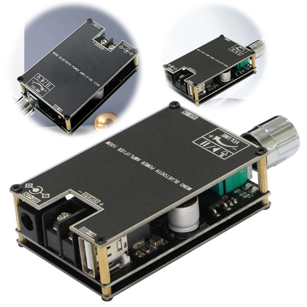 ZK-1001B моно плата усилителя 100 Вт, Bluetooth-совместимая 5,1 AUX TPA3116D2 DC7V-24V с режимом TWS для электронного комплекта «сделай сам», автомобильный магазин, дом
ZK-1001B моно плата усилителя 100 Вт, Bluetooth-совместимая 5,1 AUX TPA3116D2 DC7V-24V с режимом TWS для электронного комплекта «сделай сам», автомобильный магазин, дом