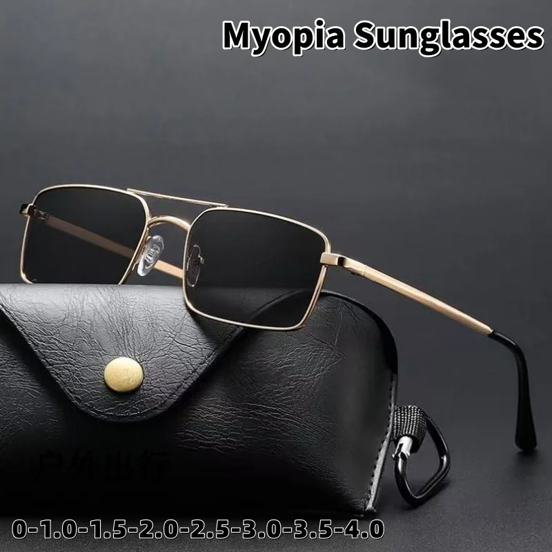 Men's Trendy Retro Metal Driving Myopia Sunglasses Personality Luxury Comfortable To Wear Eye Protection Shades Glasses
Men's Trendy Retro Metal Driving Myopia Sunglasses Personality Luxury Comfortable To Wear Eye Protection Shades Glasses