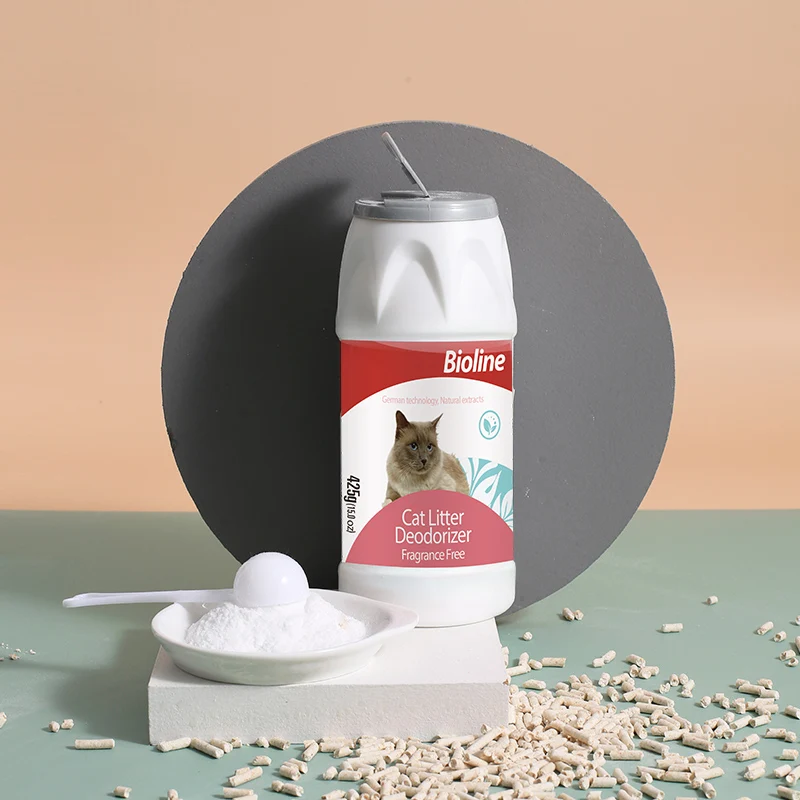 Bioline Cat Litter Deodorizing Powder Odor Eliminator for Comfortable Home Smell Freshener for Cat Litter Box
Bioline Cat Litter Deodorizing Powder Odor Eliminator for Comfortable Home Smell Freshener for Cat Litter Box