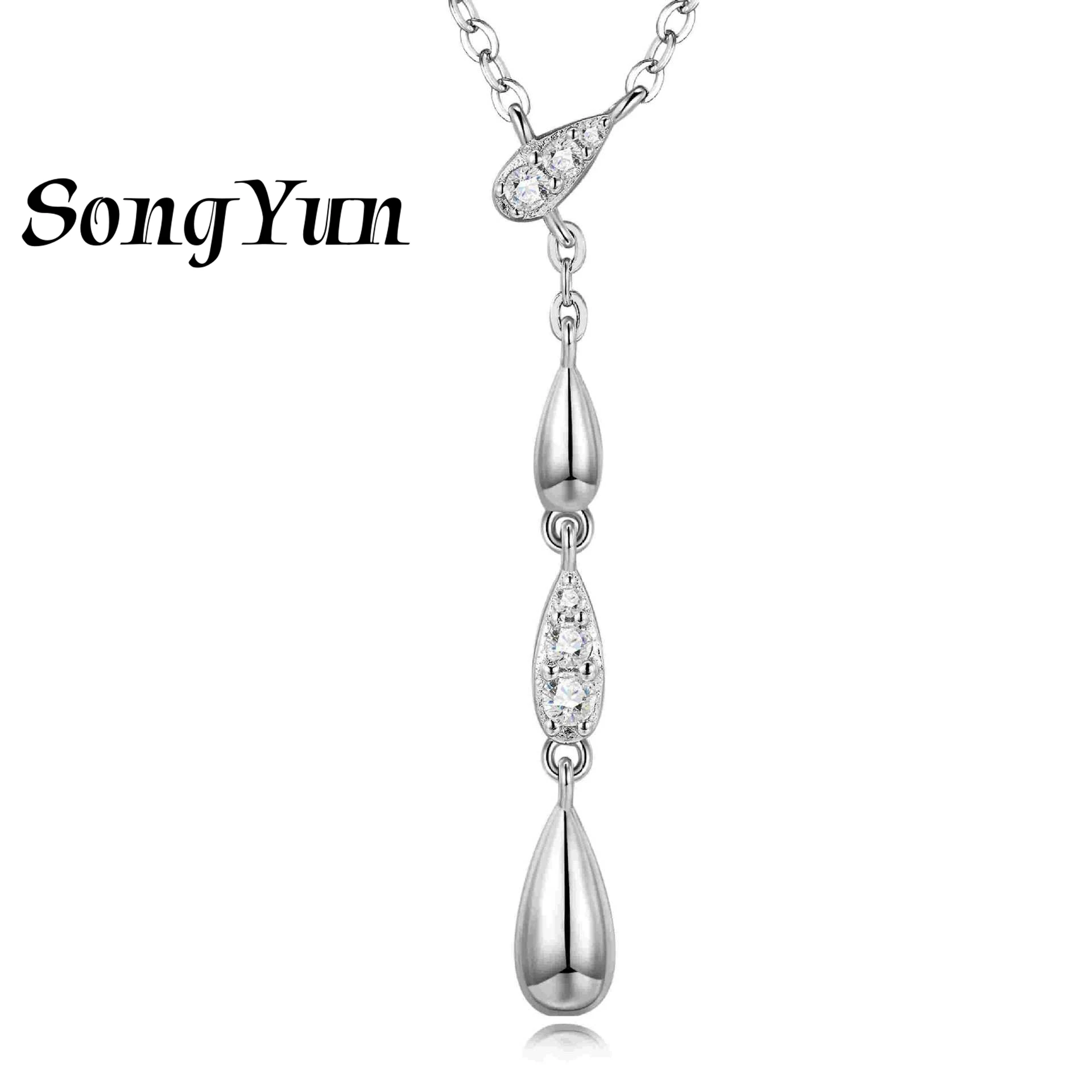 SONGYUN Luxury Jewelry 925 Sterling Silver Necklace Moissanite Diamond Halo Eternity for Wife Rhodium Plated SYT Patent Pendant
SONGYUN Luxury Jewelry 925 Sterling Silver Necklace Moissanite Diamond Halo Eternity for Wife Rhodium Plated SYT Patent Pendant