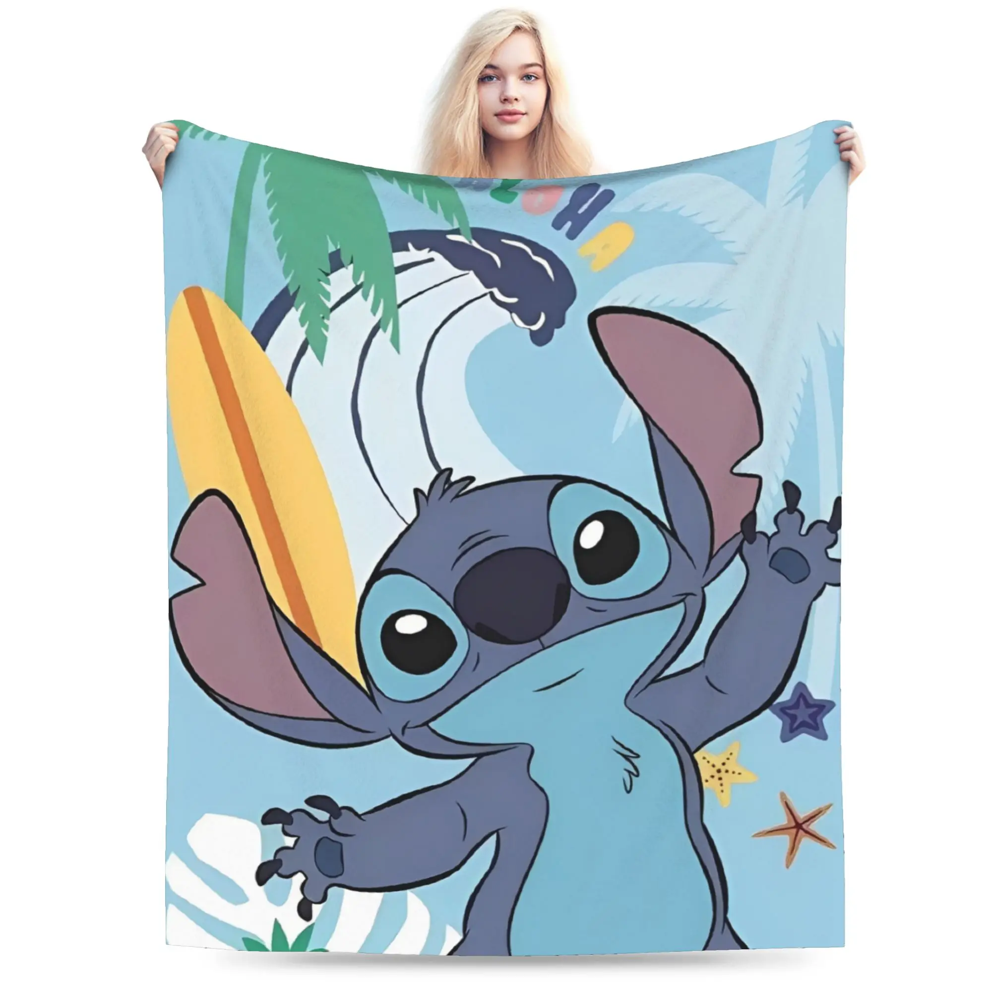 Cute Stitchs Super Warm Blanket Kids Adult Plush Throw Blanket Comfortable Living Room Flannel Bedspread Sofa Bed Cover
Cute Stitchs Super Warm Blanket Kids Adult Plush Throw Blanket Comfortable Living Room Flannel Bedspread Sofa Bed Cover