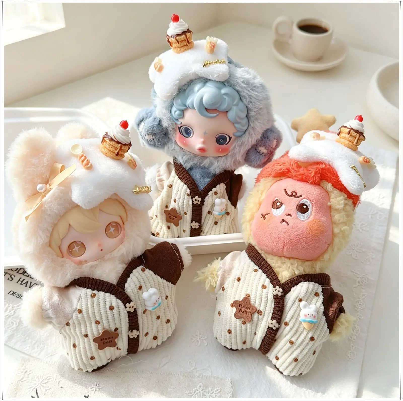 10-15cm Cute Mini Idol Doll Clothes Kawaii Bunny Romper Cream Cake Hat DIY Dress Up Plush Doll Accessories Toys for Girls Gifts
10-15cm Cute Mini Idol Doll Clothes Kawaii Bunny Romper Cream Cake Hat DIY Dress Up Plush Doll Accessories Toys for Girls Gifts