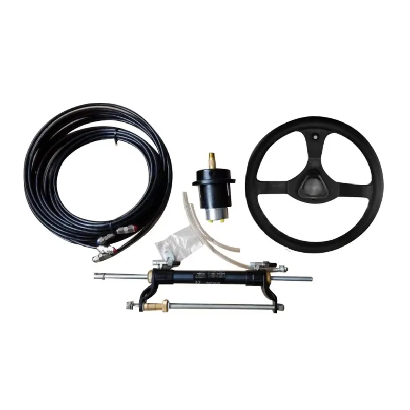New 90 Horsepower Marine Hydraulic Outboard Steering Gear and Marine Oil Cylinder Pump Pipe
New 90 Horsepower Marine Hydraulic Outboard Steering Gear and Marine Oil Cylinder Pump Pipe