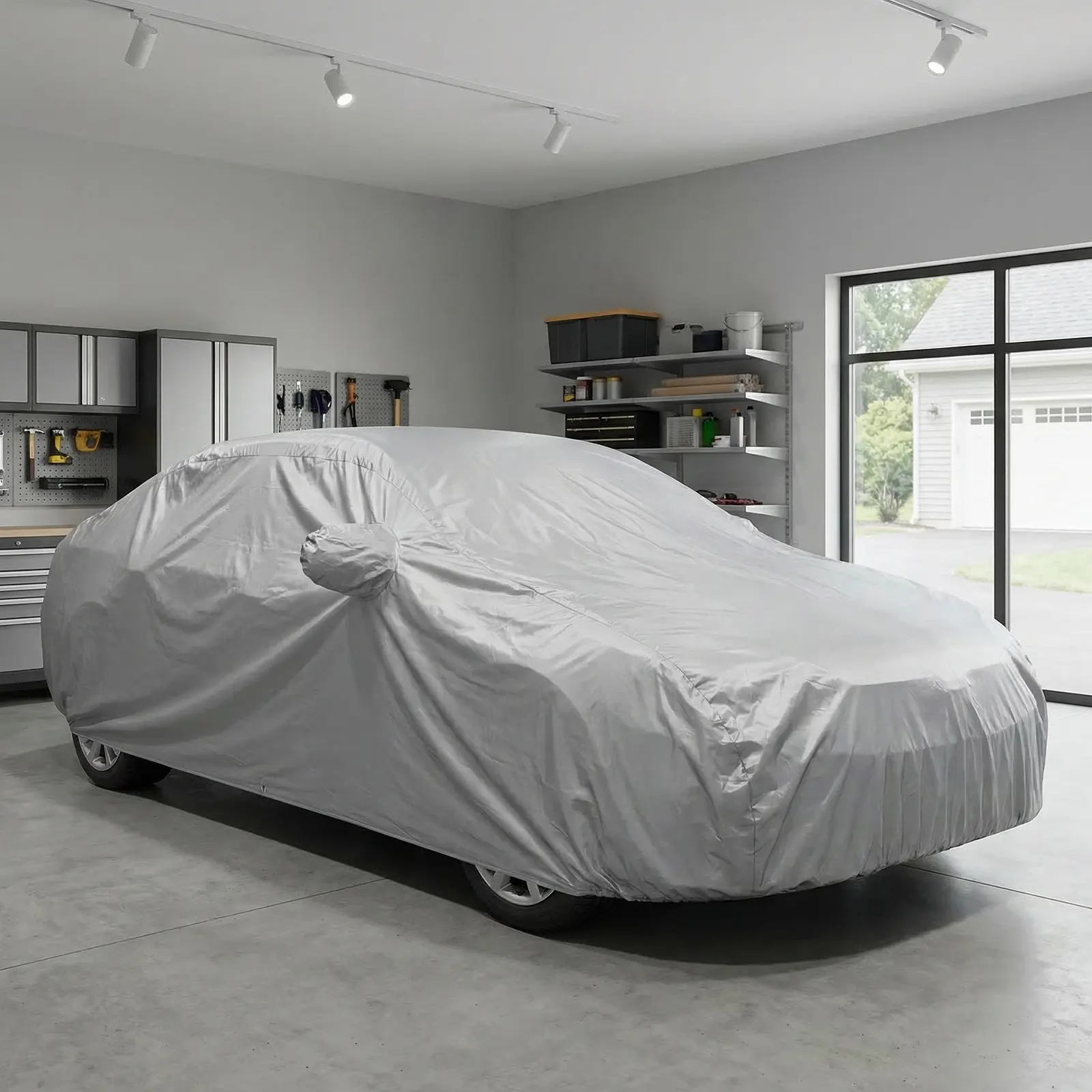 Universal Car Cover Silver Coated Outdoor Car Cover for Automobiles Xl Size All Weather Rain Snow Wind Protection
Universal Car Cover Silver Coated Outdoor Car Cover for Automobiles Xl Size All Weather Rain Snow Wind Protection