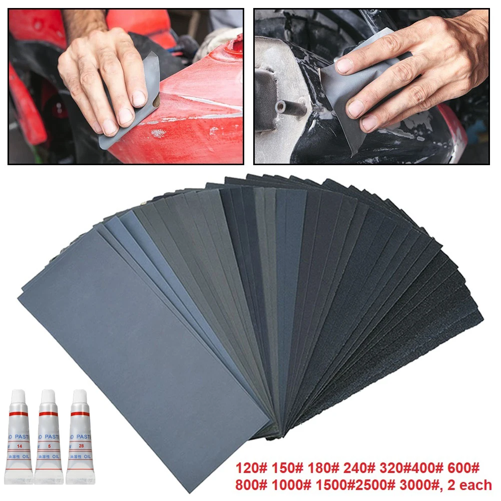 Набор наждачной бумаги, 24 шт., зернистость 120-3000, наждачная бумага с 3 абразивными пастями, шлифовальная шлифовальная бумага, абразивные инструменты для кошек, дерева, металла
Набор наждачной бумаги, 24 шт., зернистость 120-3000, наждачная бумага с 3 абразивными пастями, шлифовальная шлифовальная бумага, абразивные инструменты для кошек, дерева, металла