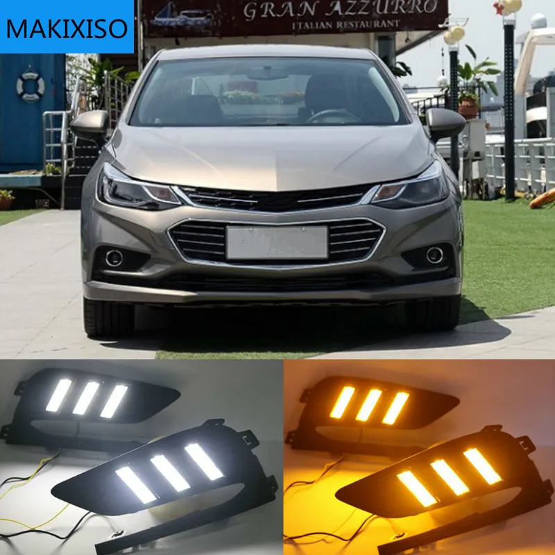 2 шт. DRL для Chevrolet Cruze 2016 2017 2018 дневные ходовые огни противотуманные фары крышка фары 12 В сигнал дневного света для Chevy
2 шт. DRL для Chevrolet Cruze 2016 2017 2018 дневные ходовые огни противотуманные фары крышка фары 12 В сигнал дневного света для Chevy