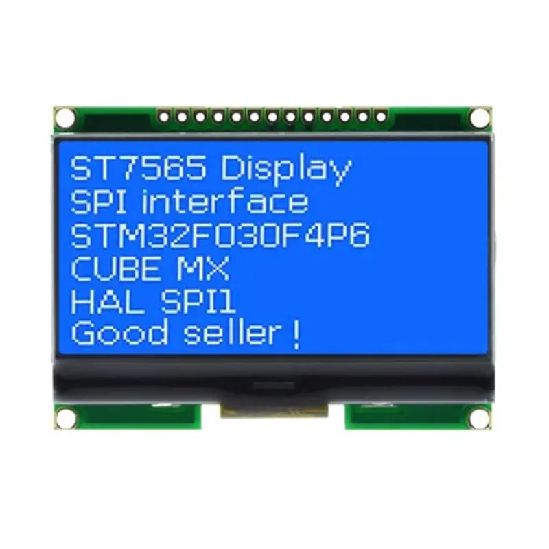 AED6-LCD12864-06D 128X64 DOTS COG LCD Module ST7565 Driver With Chinese Font SPI Interface
AED6-LCD12864-06D 128X64 DOTS COG LCD Module ST7565 Driver With Chinese Font SPI Interface