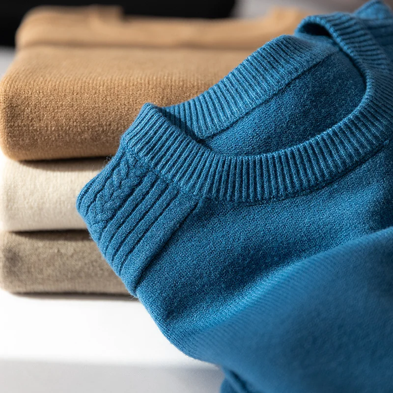 Свободный мужской вязаный шерстяной свитер круглого цвета Ne Casual Long Sve Thiened Color Faionable Urban Sle Winter Base ...
Свободный мужской вязаный шерстяной свитер круглого цвета Ne Casual Long Sve Thiened Color Faionable Urban Sle Winter Base ...