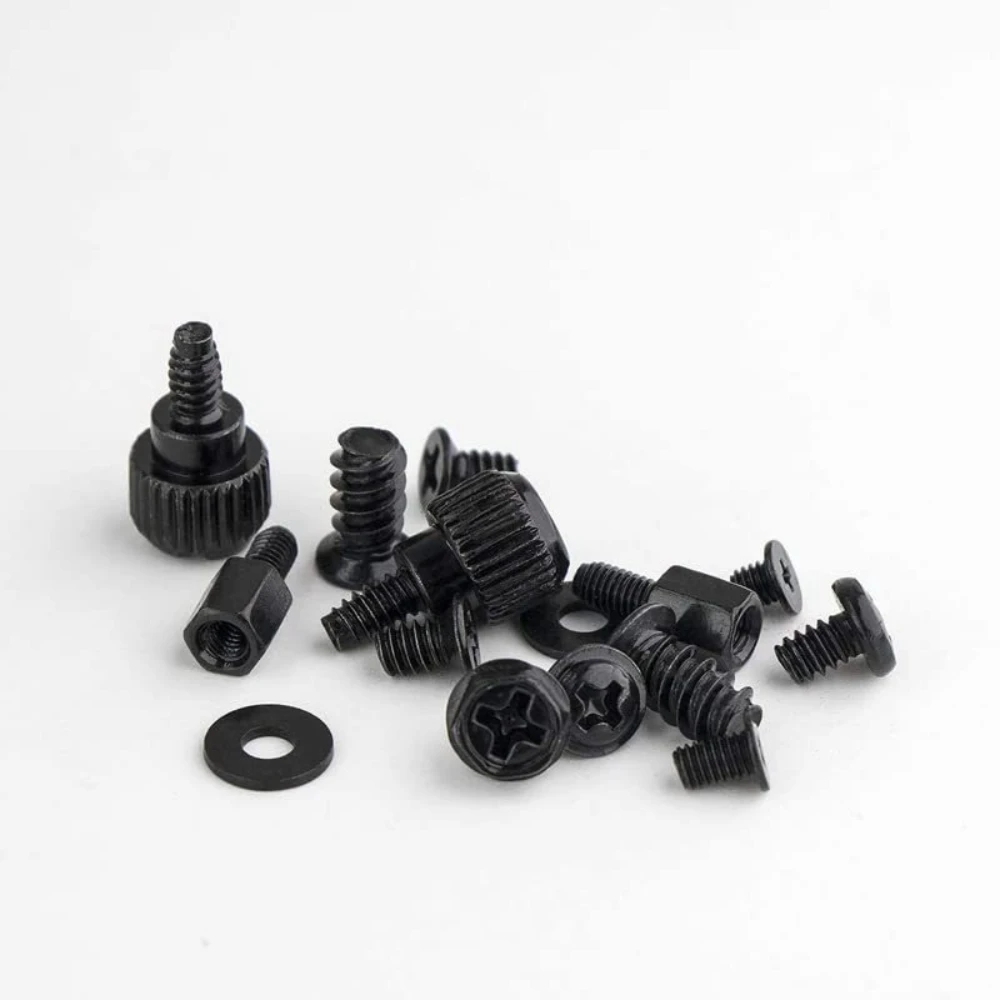 M3 Computer Screws 420pcs Box Black Computer Case Screws Carbon Steel Desktop Computer Case Screws Kit Assembly Parts Screw
M3 Computer Screws 420pcs Box Black Computer Case Screws Carbon Steel Desktop Computer Case Screws Kit Assembly Parts Screw