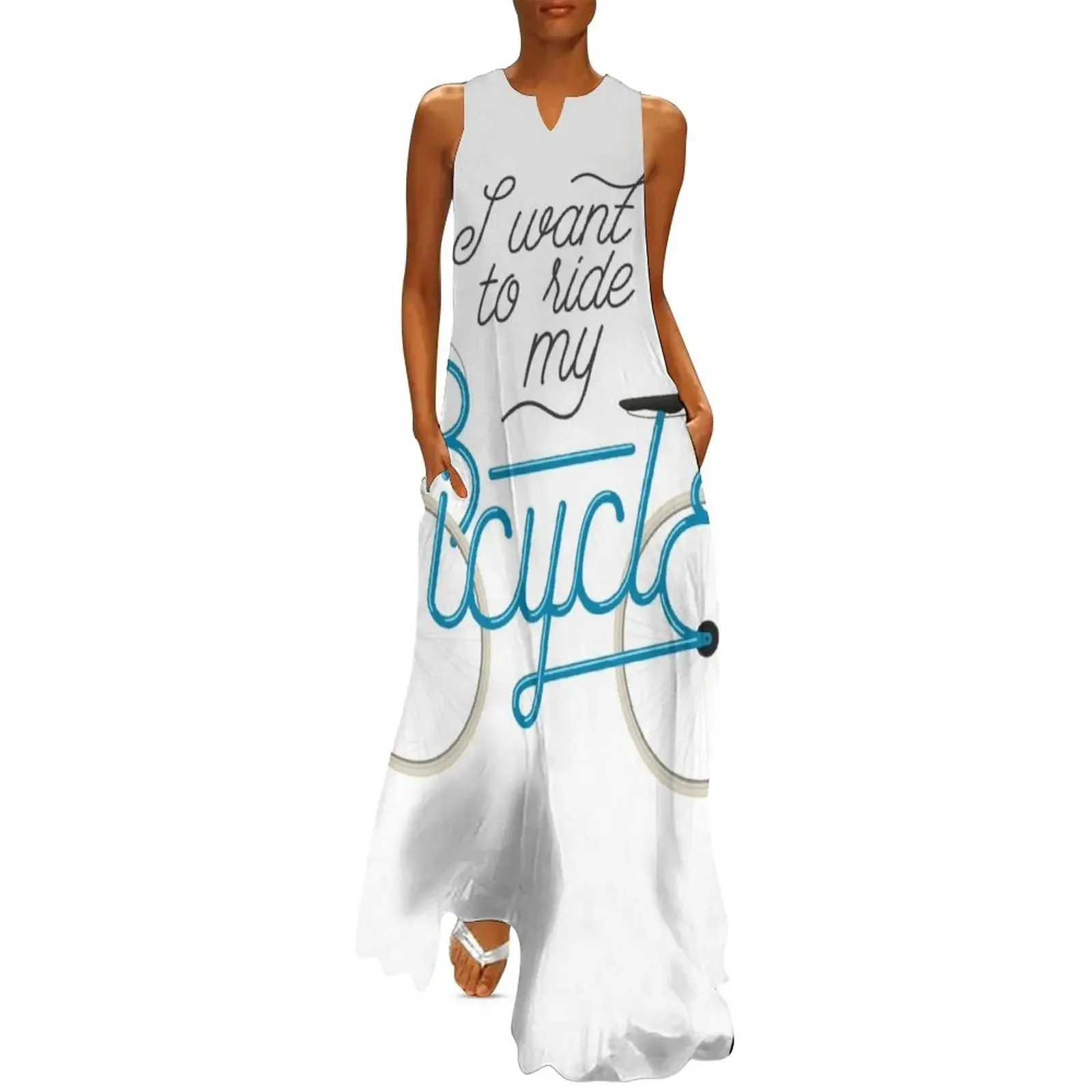 i want to ride my bicycle - retro cycling type Long Dress Clothing female elegant women's dresses for wedding Dress
i want to ride my bicycle - retro cycling type Long Dress Clothing female elegant women's dresses for wedding Dress
