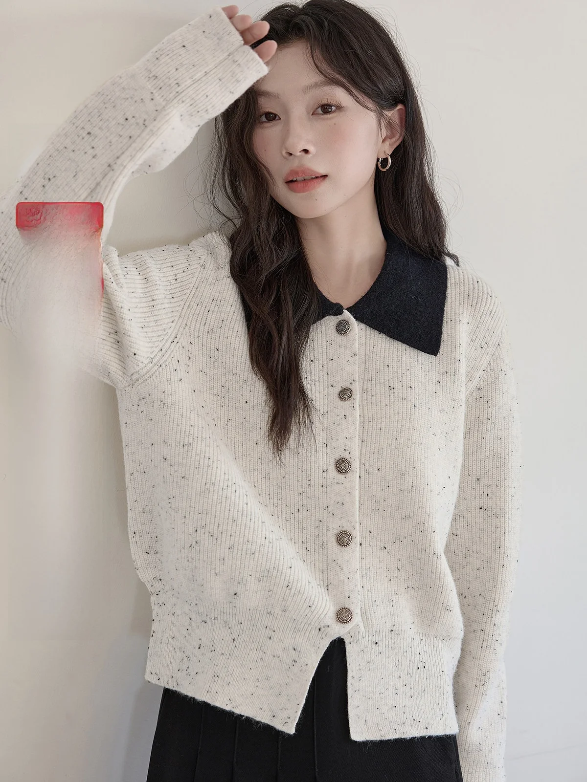 Ele HUIXI грушевидный вязаный свитер, женский модный весенний 2026, уникальный дизайн, утягивающий открытый кардиган, регулируемый крой...
Ele HUIXI грушевидный вязаный свитер, женский модный весенний 2026, уникальный дизайн, утягивающий открытый кардиган, регулируемый крой...