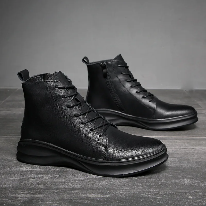 British style mens boots brand designer casual shoes cowboy autumn winter ankle boot handsome original leather short botas male
British style mens boots brand designer casual shoes cowboy autumn winter ankle boot handsome original leather short botas male