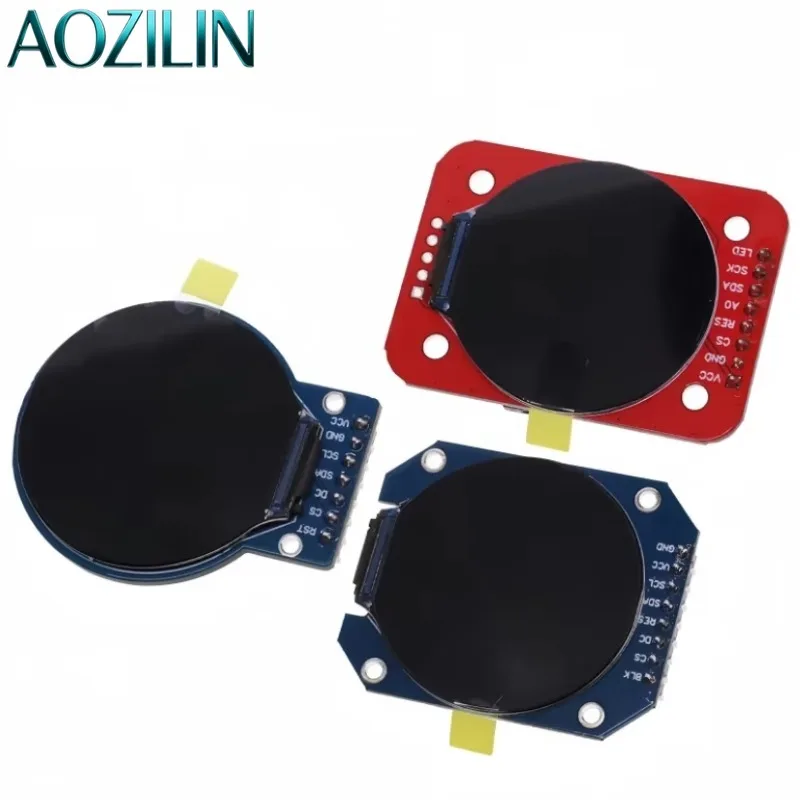 AOZILIN 10 Pack 1.28" Circular TFT Color Screen 240X240 SPI Communication Small LCD Display Module For Embedded Development
AOZILIN 10 Pack 1.28" Circular TFT Color Screen 240X240 SPI Communication Small LCD Display Module For Embedded Development