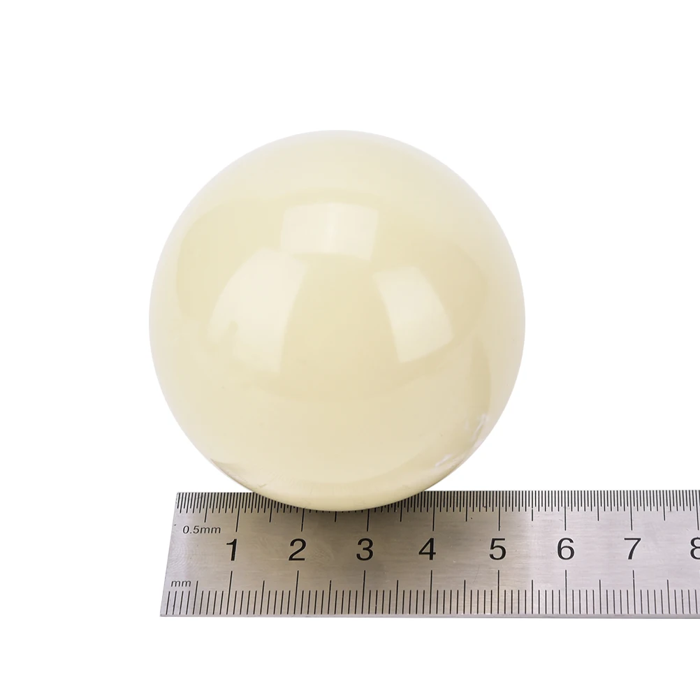 1pc Pool Balls White Billiard Training Ball Snooker Ball Cue Ball for 57.2mm
1pc Pool Balls White Billiard Training Ball Snooker Ball Cue Ball for 57.2mm