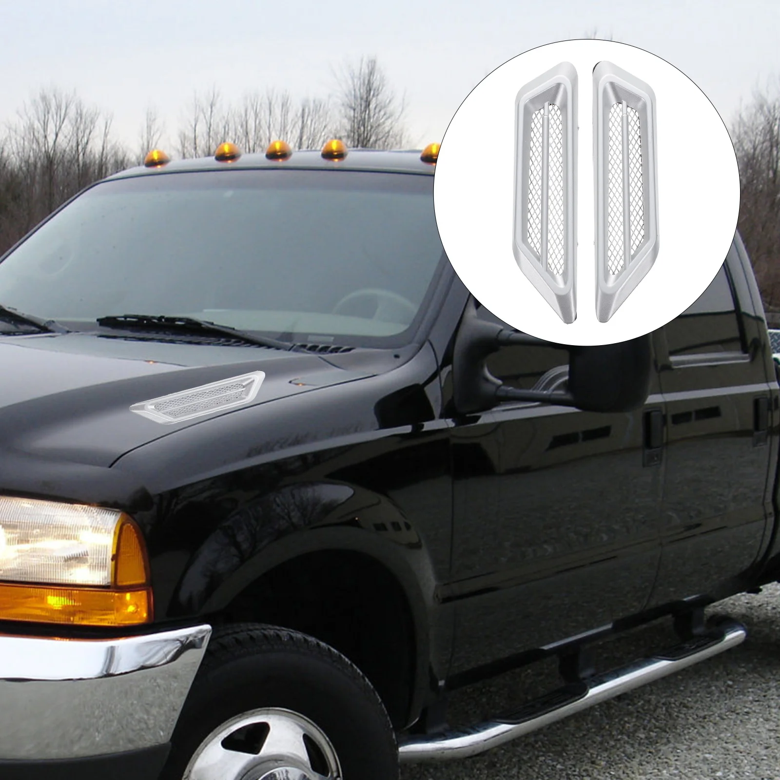 1Pair Shark Gill Car Side Vent Decor Peel Stick Air Flow Vent Sticker Durable ABS Car Accessories Auto Supplies 
1Pair Shark Gill Car Side Vent Decor Peel Stick Air Flow Vent Sticker Durable ABS Car Accessories Auto Supplies