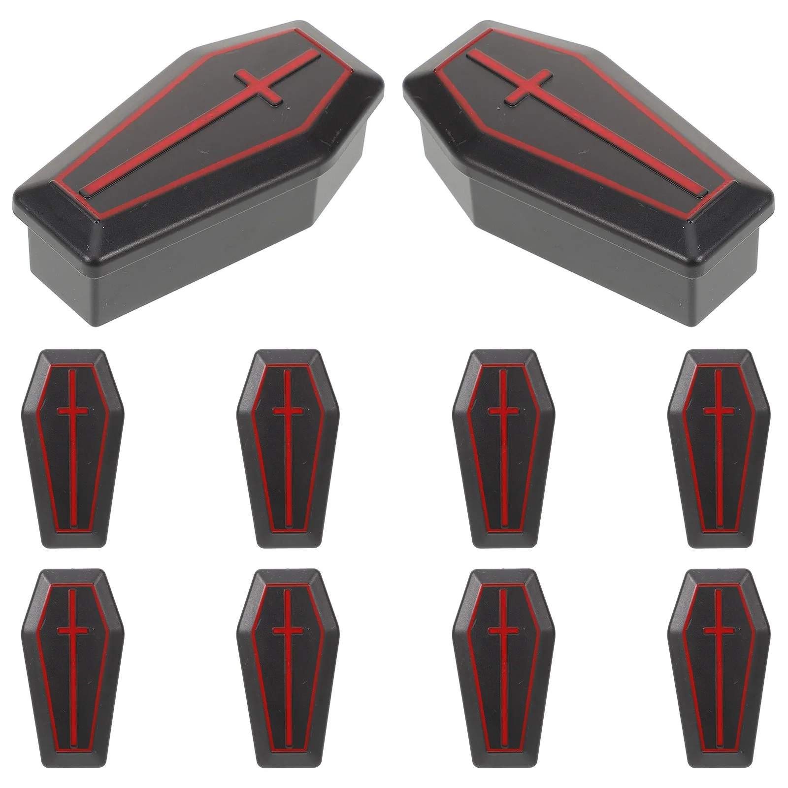 10Pcs Halloween Miniature Coffin Box Realistic Plastic Small Coffin Decoration Prank Props Party Favors Haunted House Decor
10Pcs Halloween Miniature Coffin Box Realistic Plastic Small Coffin Decoration Prank Props Party Favors Haunted House Decor