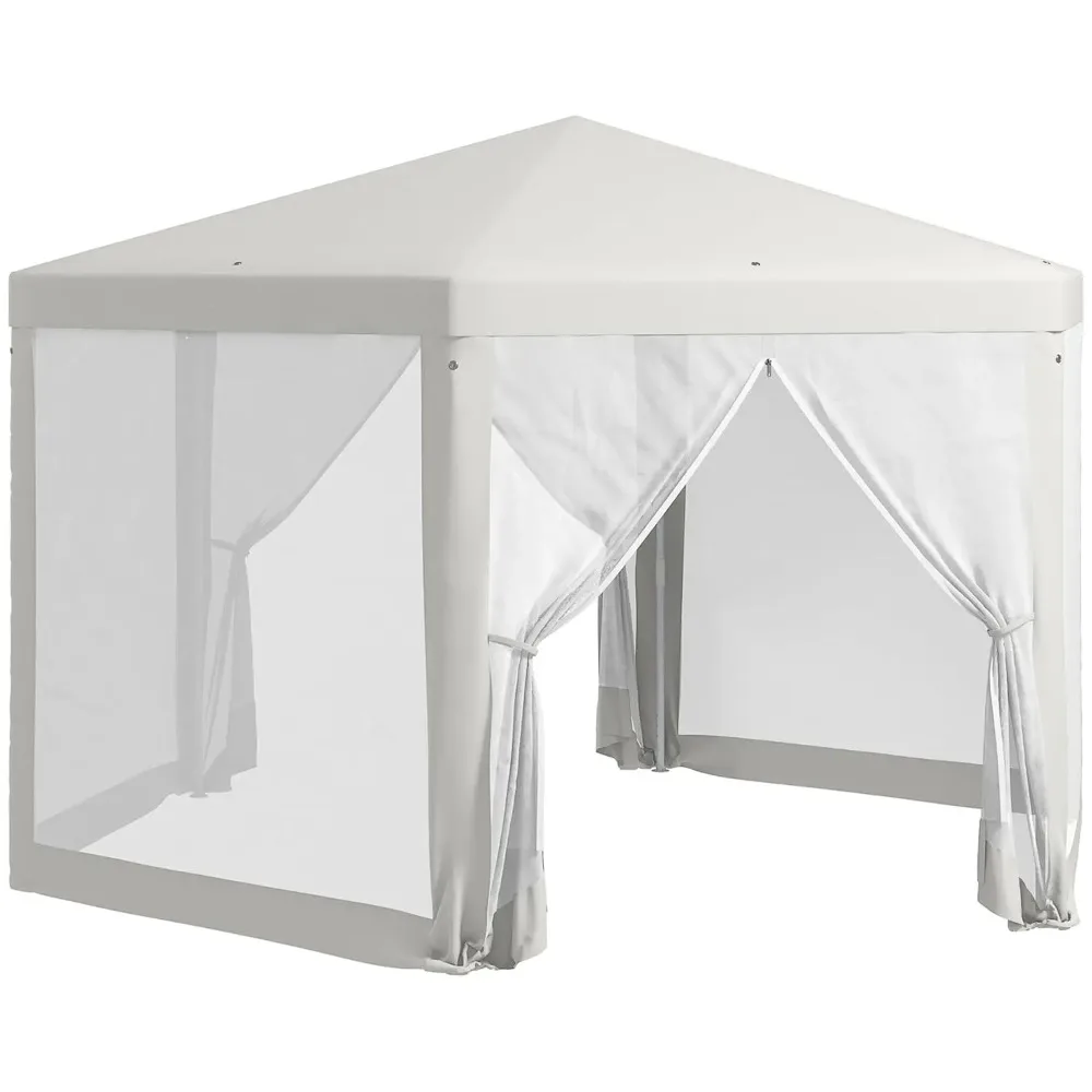 13x11ft Hexagon Outdoor Party Tent with Mesh Sidewalls UV Protection for Patio Garden Events, Custom
13x11ft Hexagon Outdoor Party Tent with Mesh Sidewalls UV Protection for Patio Garden Events, Custom