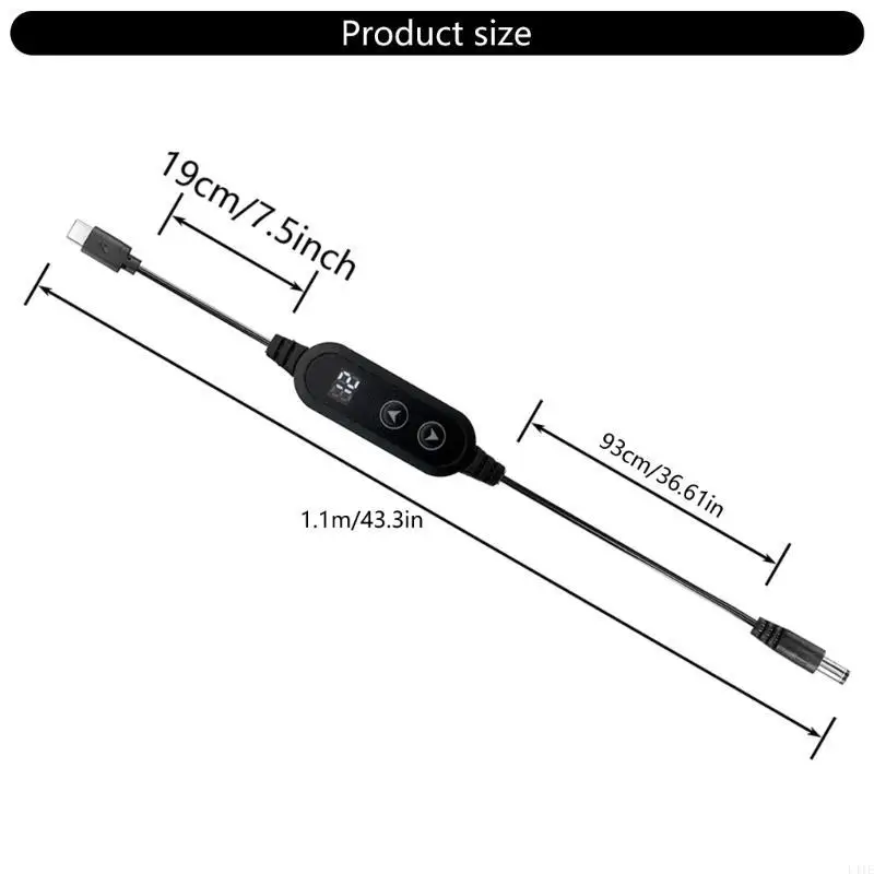 L41E USB C PD36-100W to DC5521 Adapter Cable Support 5V-20V Adjustable for Safe and Reliabled Charging Solution Efficient
L41E USB C PD36-100W to DC5521 Adapter Cable Support 5V-20V Adjustable for Safe and Reliabled Charging Solution Efficient