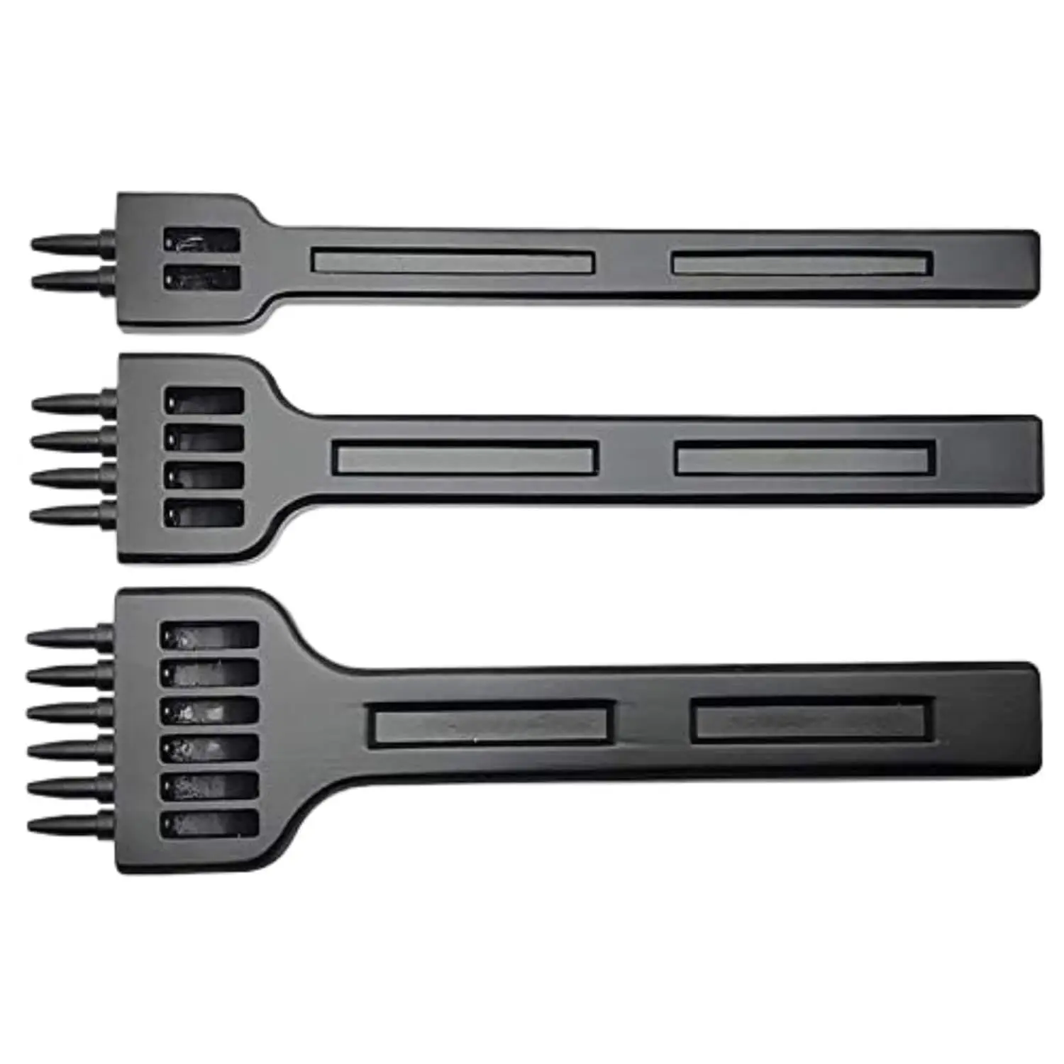 2/4/6 Prong Leather Stitching Chisels Set, 4mm Round Hole Punch for DIY Craft
2/4/6 Prong Leather Stitching Chisels Set, 4mm Round Hole Punch for DIY Craft
