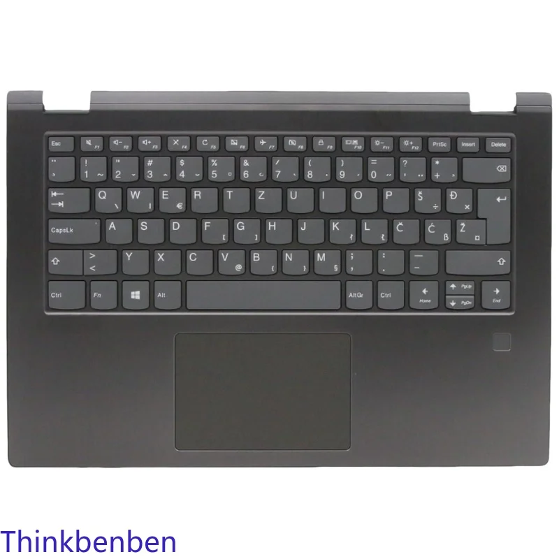SI Slovenian Keyboard Iron Gray Upper Case Palmrest Shell Cover For Lenovo YOGA 530 Flex 6 14 14IKB 14ARR 5CB0R08758
SI Slovenian Keyboard Iron Gray Upper Case Palmrest Shell Cover For Lenovo YOGA 530 Flex 6 14 14IKB 14ARR 5CB0R08758