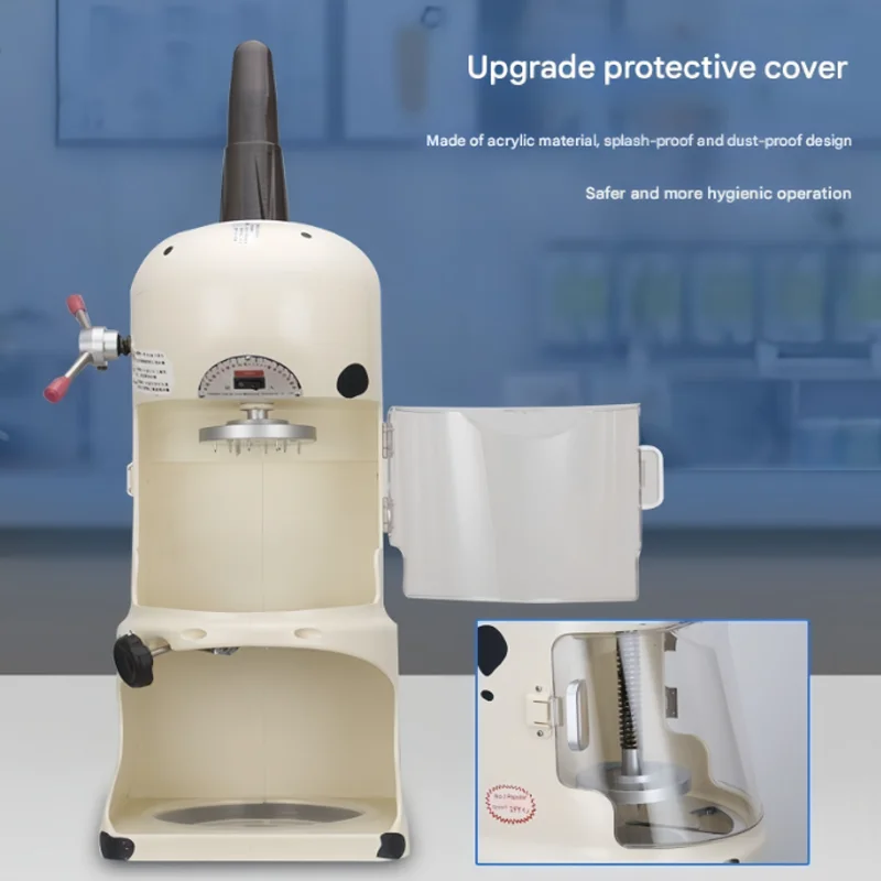 Electric Ice Block Shaver Machine Semi-automatic Shaved Ice Cream Machine Shaving Maker Commercial Snowflake Ice Shaver Machine
Electric Ice Block Shaver Machine Semi-automatic Shaved Ice Cream Machine Shaving Maker Commercial Snowflake Ice Shaver Machine
