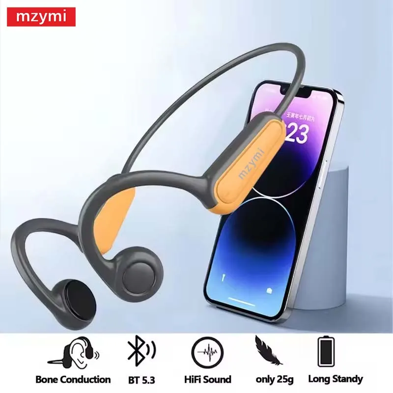 mzymi B8 Bone Conduction Earphone Wireless Bluetooth Headphone Waterproof Sports Headsets with Mic for Workout Running Driving
mzymi B8 Bone Conduction Earphone Wireless Bluetooth Headphone Waterproof Sports Headsets with Mic for Workout Running Driving
