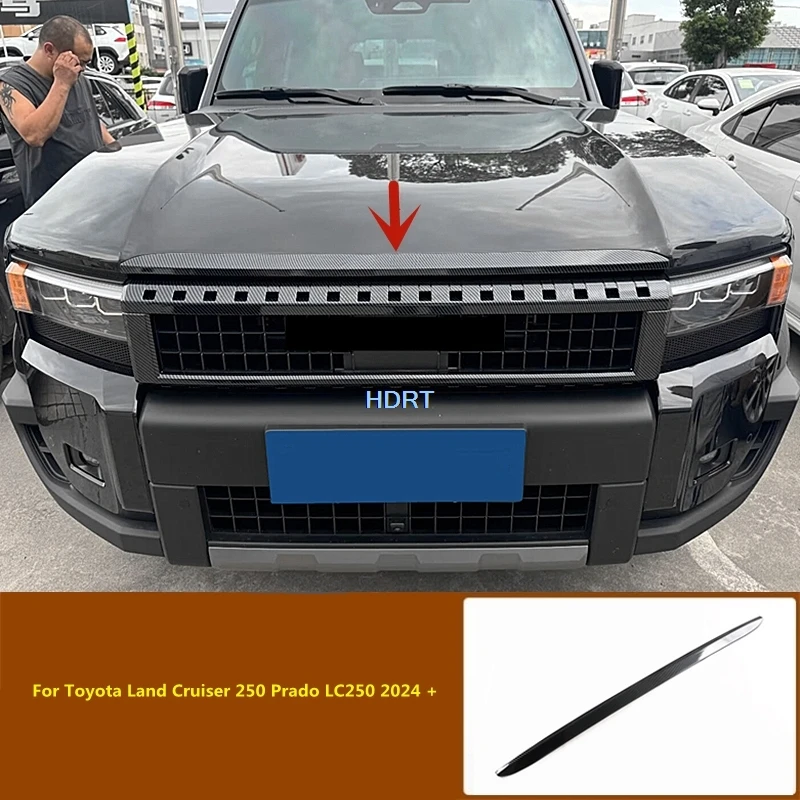 Car Style Front Engine Hood Molding Racing Grille Trim Strip Accessories Sticker For Toyota Land Cruiser 250 Prado LC250 2024 +
Car Style Front Engine Hood Molding Racing Grille Trim Strip Accessories Sticker For Toyota Land Cruiser 250 Prado LC250 2024 +