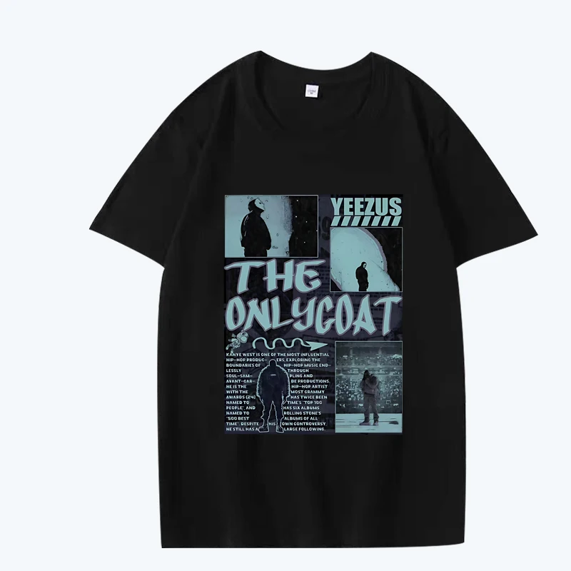 Rapper Kanye West T Shirt men women Oversized 100% Cotton Hot sale short sleeve Summer print streetwear Unisex plus size tops
Rapper Kanye West T Shirt men women Oversized 100% Cotton Hot sale short sleeve Summer print streetwear Unisex plus size tops