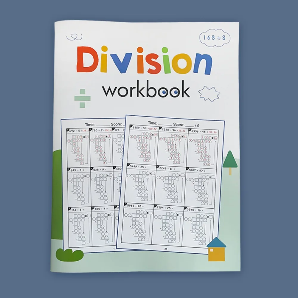A4 Children's Daily Math Exercise Book Multiplication and Division Writing Math Improvement Exercises Notebook Daily Practice
A4 Children's Daily Math Exercise Book Multiplication and Division Writing Math Improvement Exercises Notebook Daily Practice