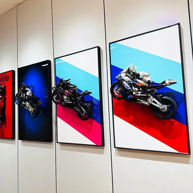 Display Wallboard Compatible with LEGO 42130 BMW Motorcycles Building Block Cars Model Wall Mount Display Box Frame
Display Wallboard Compatible with LEGO 42130 BMW Motorcycles Building Block Cars Model Wall Mount Display Box Frame