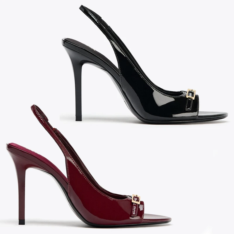 New Autumn Women's oes Bla Patent Effect Pointed Toe Open Toe Thin High Heel Sandals Belt Bule Mule oes Faionable L...
New Autumn Women's oes Bla Patent Effect Pointed Toe Open Toe Thin High Heel Sandals Belt Bule Mule oes Faionable L...