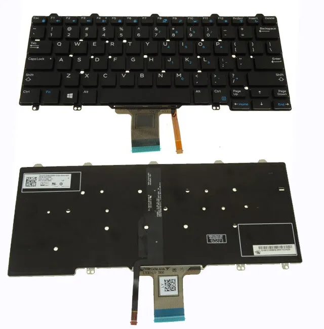 XCD5M FOR DELL XPS 12 9250 Latitude 12 7275 Laptop Keyboard with Backlit
XCD5M FOR DELL XPS 12 9250 Latitude 12 7275 Laptop Keyboard with Backlit