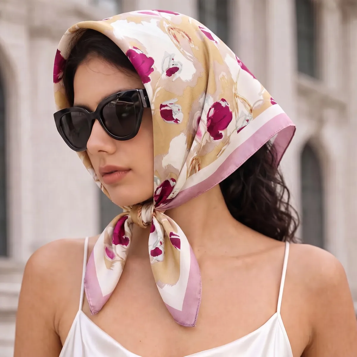 Luxury Silk Feeling Square Scarf Women Print Satin Neckerchief 70cm Spring Hair Band Foulard Bandana Echarpe Tie Shawl Wraps
Luxury Silk Feeling Square Scarf Women Print Satin Neckerchief 70cm Spring Hair Band Foulard Bandana Echarpe Tie Shawl Wraps