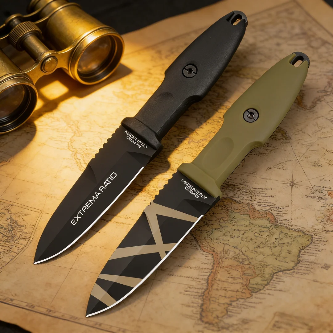 EXTREMA RATIO - Piguo Outdoor Camping Knife, Emergency Exploration and Self-Defense Short Knife, Sharp Fruit Knife
EXTREMA RATIO - Piguo Outdoor Camping Knife, Emergency Exploration and Self-Defense Short Knife, Sharp Fruit Knife