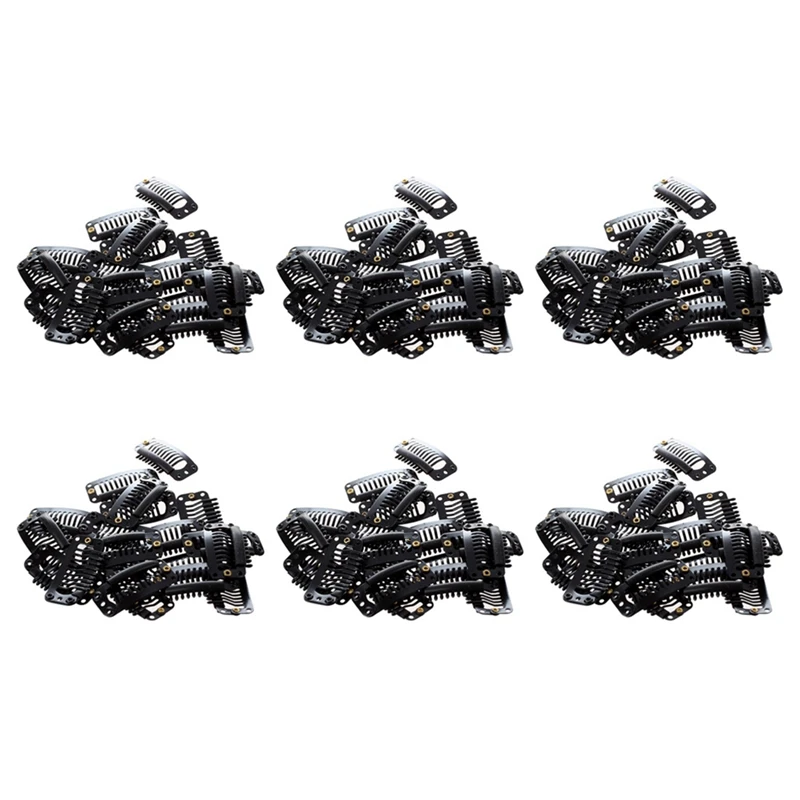 120Pcs Black Nine-Tooth Clip For Hair Extension Snap Clip For DIY Use(Black)32MM L
120Pcs Black Nine-Tooth Clip For Hair Extension Snap Clip For DIY Use(Black)32MM L